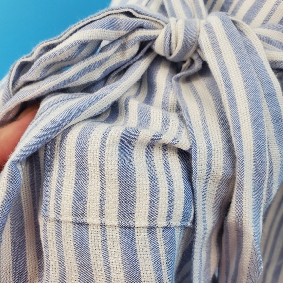 Violet Weekend New blue striped jumpsuit Medium - Picture 6 of 16